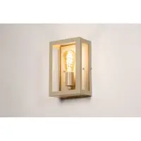 Lumidora Wandlamp 74568 - Voor buiten - MELBOURNE - E27 - Beige - Zand - Metaal - Buitenlamp - IP44