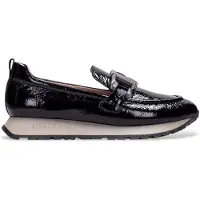 Hispanitas Dames Kansas Rock Leren Mocassins zwart (37), Leer, Plat, 1 tot 3 cm, Geen, Casual HI254386