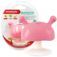 Mombella Bijtring Mushroom - roze- 3m+ Roze
