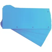 Oxford Duo Scheidingsstroken A4 Blauw Karton Rechthoekig 160 g/m² 400013889 60 Stuks