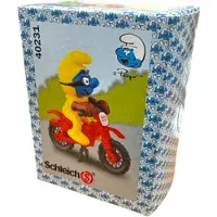 Schleich smurf op motor - De smurfen - figuurtje 7 cm
