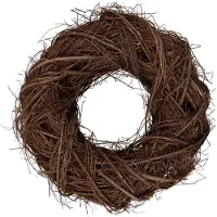 Clayre & Eef Krans Ø 40x11 cm Bruin Rotan