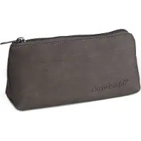 Bombata Etui Denim Triangle 20 X 10 Cm Kunstleer Donkerbruin