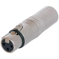 Neutrik NA3FM XLR-adapter XLR-bus - XLR-stekker Inhoud: 1 stuk(s)