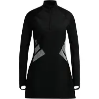 Adidas Sporttankini 'BIG BARS LONG SLEEVE SWIM' zilvergrijs / zwart