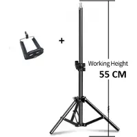 Stand Professionele Opvouwbare Camera Statief Houder Schroef 360 Graden Vloeistof Hoofd Statief Stabilizer Aluminium Met Telefoon Houder Clip