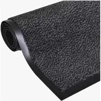 Hamat 2x Deurmat Spectrum antraciet 60x80cm