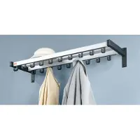 0 0 Wandkapstokken, 19 afzonderlijke haken, hoedenplank