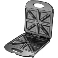 Michelino Tosti Apparaat - Sandwichmaker - 4er - 1400W - Zwart