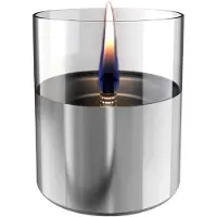 Tenderflame giftbox tafelhaard Lilly zilver D 10 H 10,5 cm