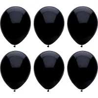 Haza Ballonnen verjaardag/thema feest - 300x stuks - zwart - 29 cm