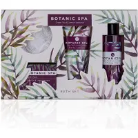 Accentra Botanic Spa Cadeauset – Luxe Wellness Badset met Massage Spons - Green Tea & Lemon Verbena – Shower Gel 150 ml, Body Lotion 90 ml & Bath Salt 70 g – Gfitset -Giftbox