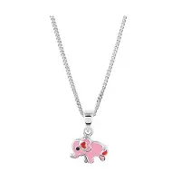 The Jewelry Collection Zilver Gerhodineerde Collier olifant 1 1329639