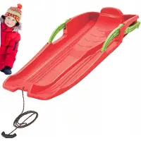 Hornet Rode Plastic Kinder Slee met Strap en Handvat