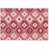 MuchoWow Deurmat 60x40 cm - Droogloopmat Roze - Penseelstreken - Abstract - Patroon - Mat voor binnen - Schoonloopmat - Deurmatten met print - Inloopmat