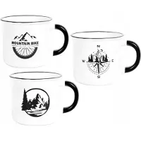Veroni Mountains Porseleinen Mok 350 ml - Retro bergdesign