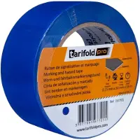 Tarifold 197701, Markeertape voor feesten, Polyvinyl chloride (PVC), Blauw, 50 mm, 33000 mm
