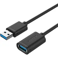 UNITEK Y-C459GBK USB-kabel, USB 3.2 Gen 1 (3.1 Gen 1), 2 meter, USB-A, zwart