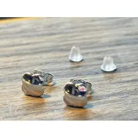 Vibe - bloem - zilver - oorknop - juweel - geschenk - unisex