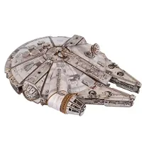 Ugears 3D Modelbouw - Millenium Falcon - Star Wars - Mechanisch Bouwpakket Hout - Educatief Speelgoed