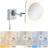 Paulmann 78933 LED-spiegellamp 3.3 W Warmwit Chroom, Wit