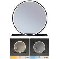 Paulmann Miro LED-spiegellamp LED LED vast ingebouwd 10.5 W Warmwit Zwart