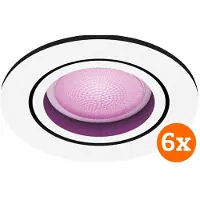 Philips Hue Centura Spot Encastré White & Color - Rond - Blanc - Lot de 6