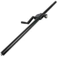 K&M 21339 Distance Rod with Hand Crank Black