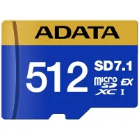 ADATA Micro SD Geheugenkaart - - UD512GEX3L1-C - 512 Go - UHS-II - Waterdicht