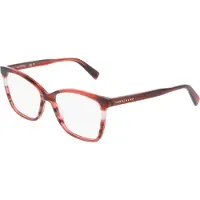 Longchamp LO2741 Striped red 55/15/140 WOMAN Brilmonturen