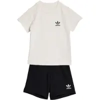 Adidas Set 'REGULAR WIDE RIB SHORT T-SHIRT' zwart / wit