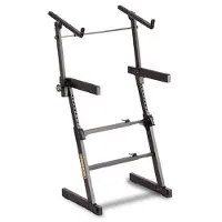 Hercules Stands Hercules Auto Lock Z Style 2 Tier Keyboard Stand