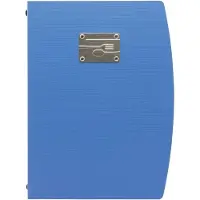 Securit Menukaart | Menukaart map A4 Rio bestekmotief - blauw