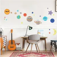 RoomMates muursticker Planets junior 41,8 x 19 cm multicolor