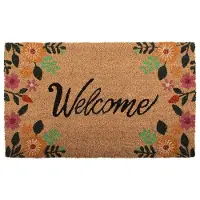 Clayre & Eef Deurmat 75x45x1 cm Bruin Kokos