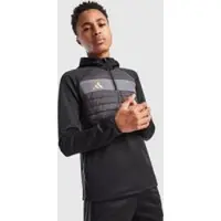 Adidas Winterized Tiro 1/4 Zip Hoodie Junior, zwart