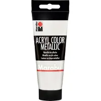 Marabu Acrylcolor 100 ML - Metallic wit