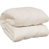 vidaXL Verzwaringsdeken 200x225 cm 13 kg stof lichtcrèmekleurig