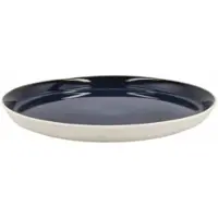 Bitz Dinerbord Gastro White / Dark Blue 27 cm (Set van 6)