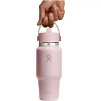 Hydroflask - Wide Flex Straw Travel Bottle - Drinkfles 710 ml, roze