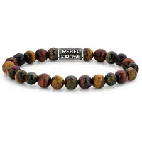 Rebel & Rose Who's Afraid of the Tiger RR-80095-V-M Armband 8mm 17,5cm