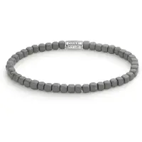 Rebel & Rose Roll the Dice Mad Dark Grey RR-40076-S-M Armband 4mm 17,5cm