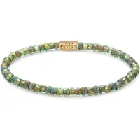 Rebel & Rose Glass Rocks Secret Garden Gold RR-40115-G-S Armband 16,5cm