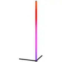 Eglo Slimme Vloerlamp | RGBIC | 3000K | 122.5 cm | Zwart