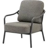 AVH-Collectie Serenno lounge tuinstoel aluminium antraciet