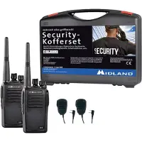 Midland G15 Pro NC PMR 2er Security inkl. SM 600-M C1127.S1 PMR-portofoon Set van 2 stuks