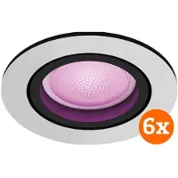 Philips Hue Centura Spot Encastré White and Color - Rond - Aluminium - Lot de 6