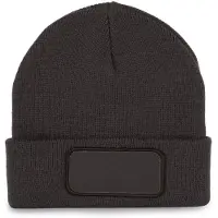 K-Up Muts met patch KP895 - Dark Grey - One size