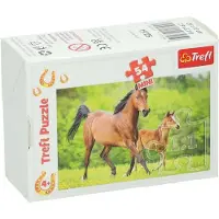 Trefl Mini Puzzel Paarden, 54st.