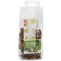 Witte molen - Knaagdierensnack - Knaagdier - Puur Pauze Knabbelhoutjes Appel 50gr - Tray - 1st